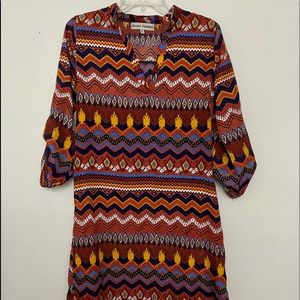 Tribal Print Womens Dress Size Medium